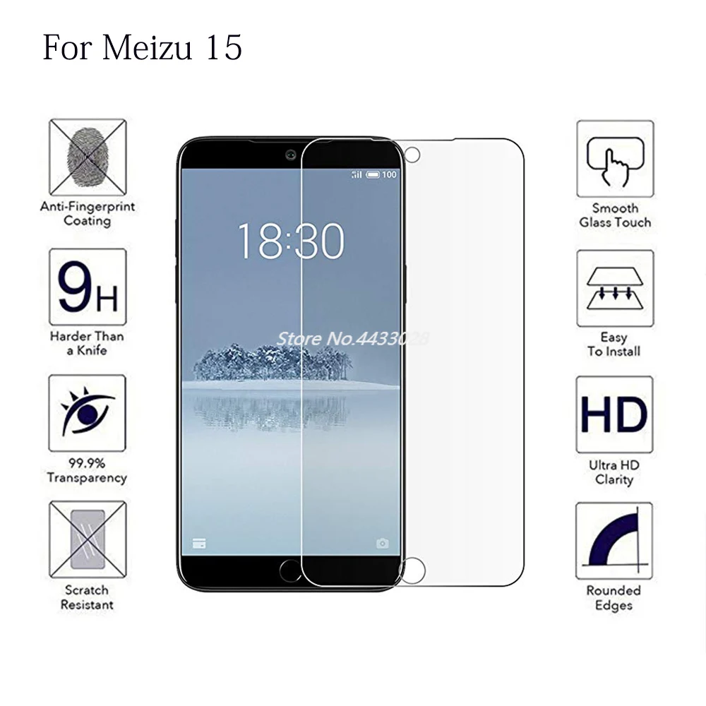 Полноэкранное закаленное стекло для телефона Meizu15 Meizu 15 Plus Lite, полноэкранное Защитное стекло для Meizu 15lite 15 plus, пленка из стекла