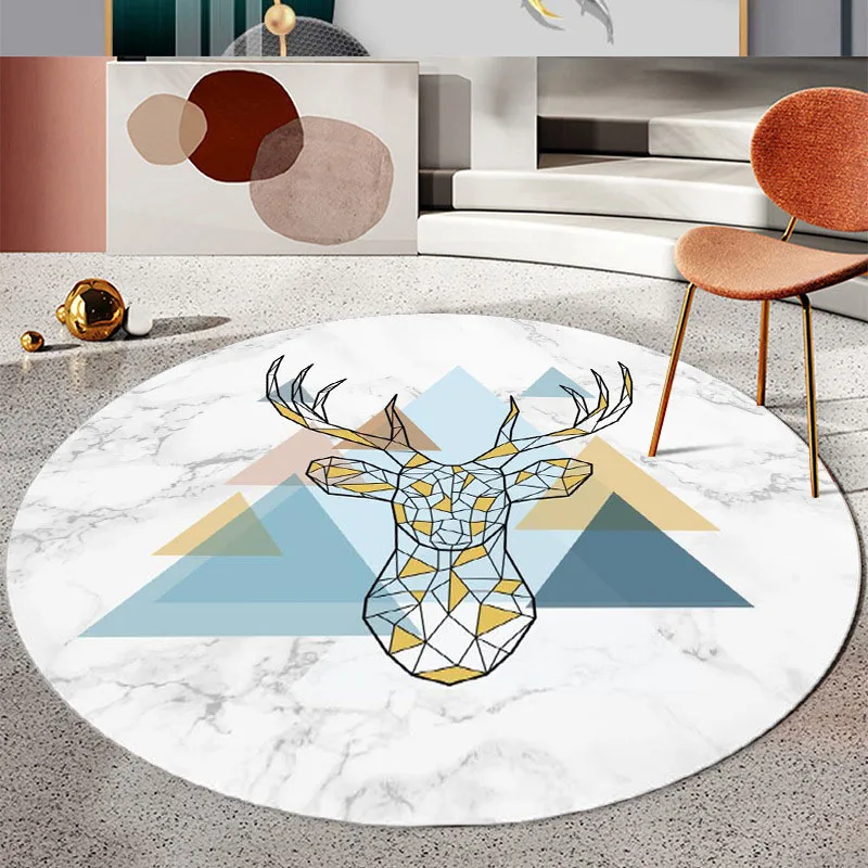 

Round Carpet for Living Room Japan Korea Style Large Bedroom Letters Kids Room Rugs Bedroom Floor Mat Baby Crawling Carpet Rugs