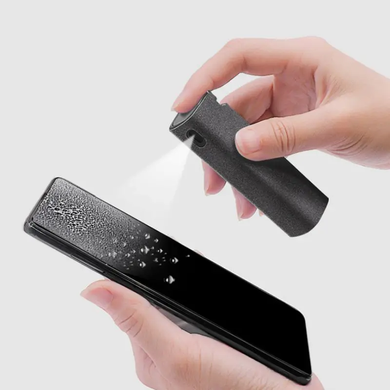 

2 IN 1 Screen Cleaning Brush,Screen Cleaner Spray Bottle For Computer LCD TV Smart Phone Screen Electronic Screen No Liquid 10ML