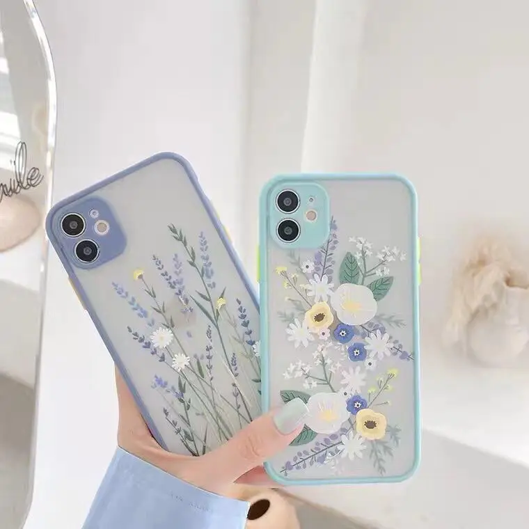 

Transparent Matte Phone Case for Iphone 11 Pro Max Airbag Anti Fall Smartphone Cover Case for SE2020 Xs Max For Apple X XS Cases