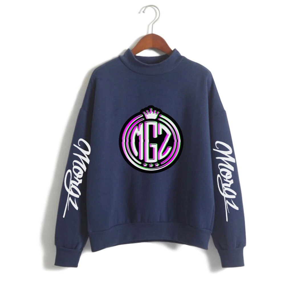 

Morgz Fashion Print Turtleneck Sweatshirts Women/Men Long Sleeve Sweatshirts 2020 Hot Sale Casual Streetwear Clothes