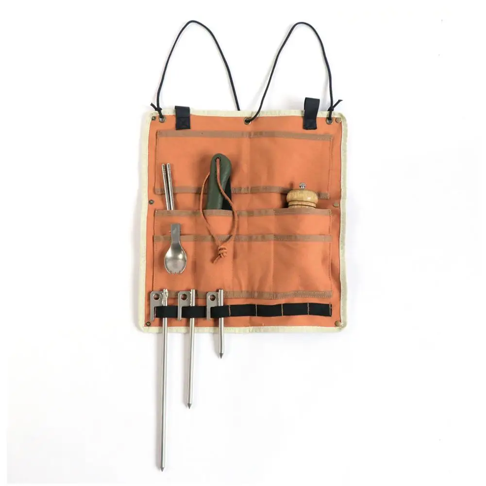 

Сумка для столовой посуды, Портативная Складная Водонепроницаемая Холщовая Сумка для путешествий, кемпинга, пикника