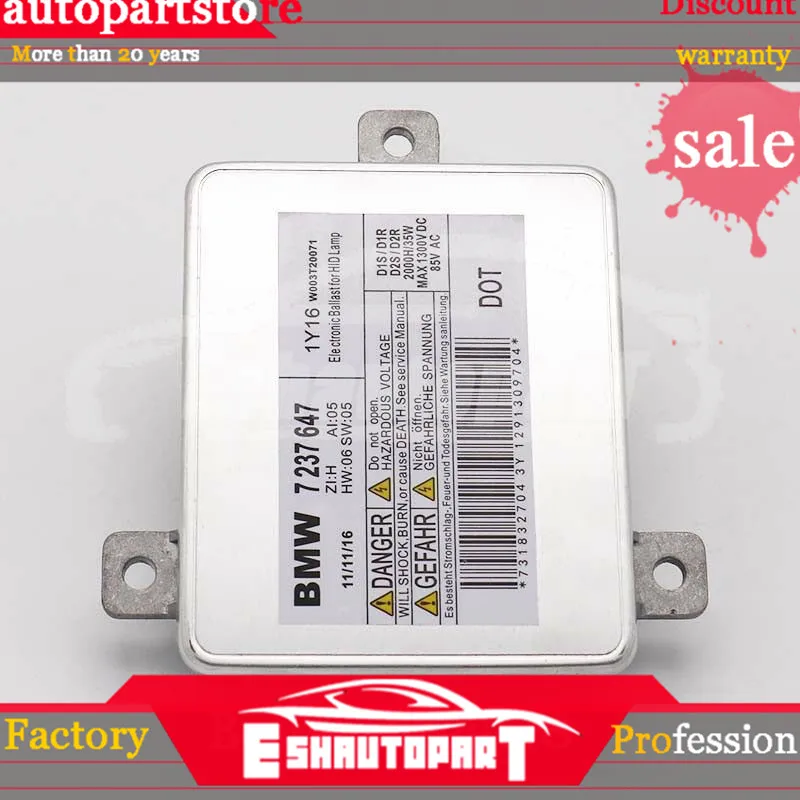 

Ксеноновый балласт HID для OEM W003T20071 для BMW 2009-2012 X1 Z4 VS998, 1 шт.