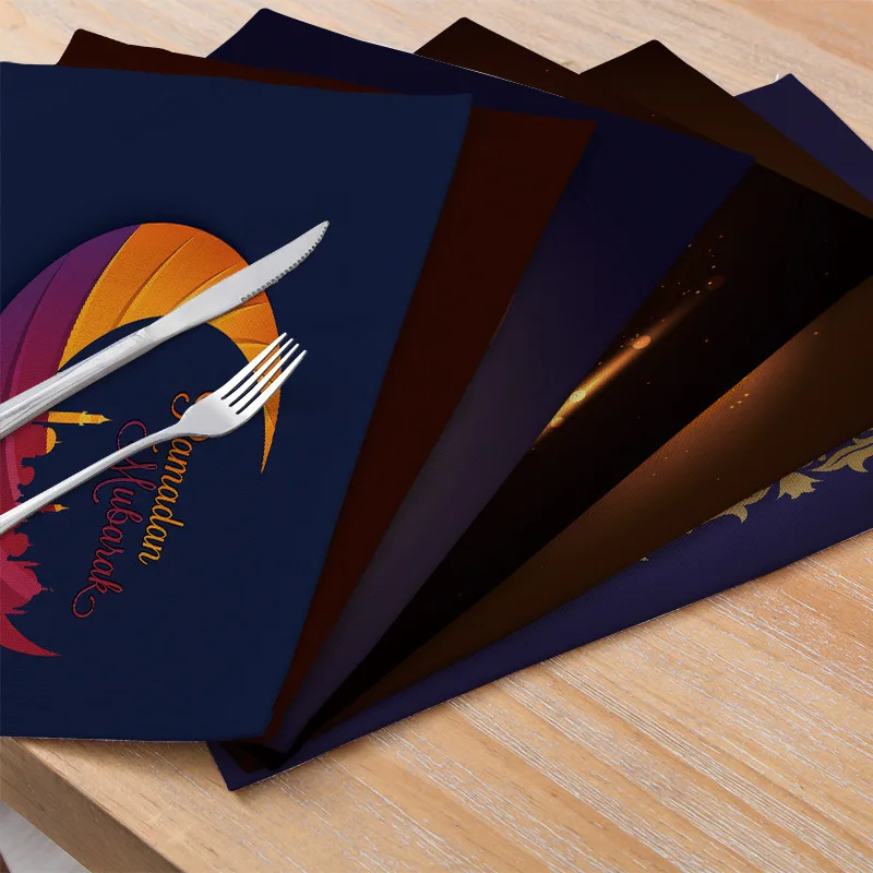 FANLUS украшение для стола на праздвечерние мусульманский Рамадан Мубарак хлопок