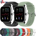Ремешок силиконовый для часов gts 2, спортивный браслет для Huami Amazfit Bip Lite  Bip U ProGTR 42 ммHaylou ls02, 20 мм