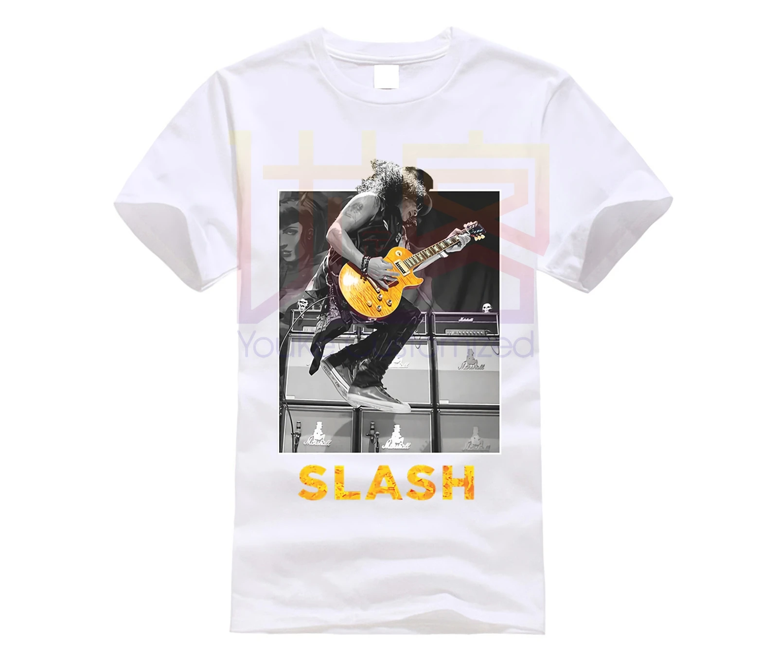 2019 Футболка Slash средний палец guns N' Roses Добро пожаловать в джунгли |
