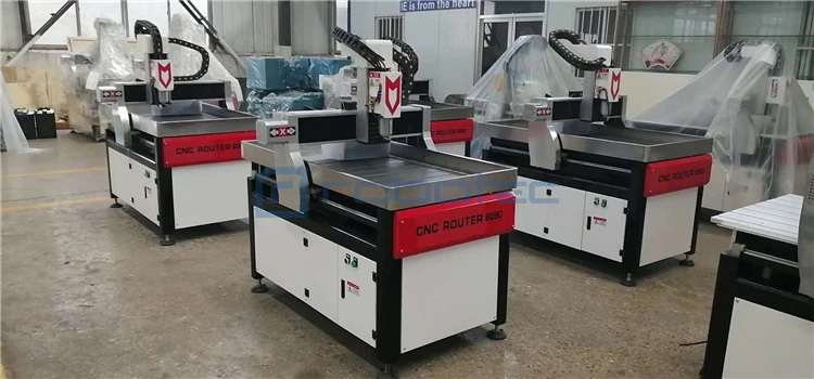 Высокое качество гравировка по дереву металлу фрезерный станок с ЧПУ 6090 мини 4