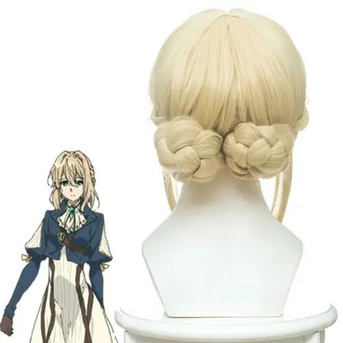 Аниме Фиолет эвергарден Авто память кукла золотой блондин парик косплей