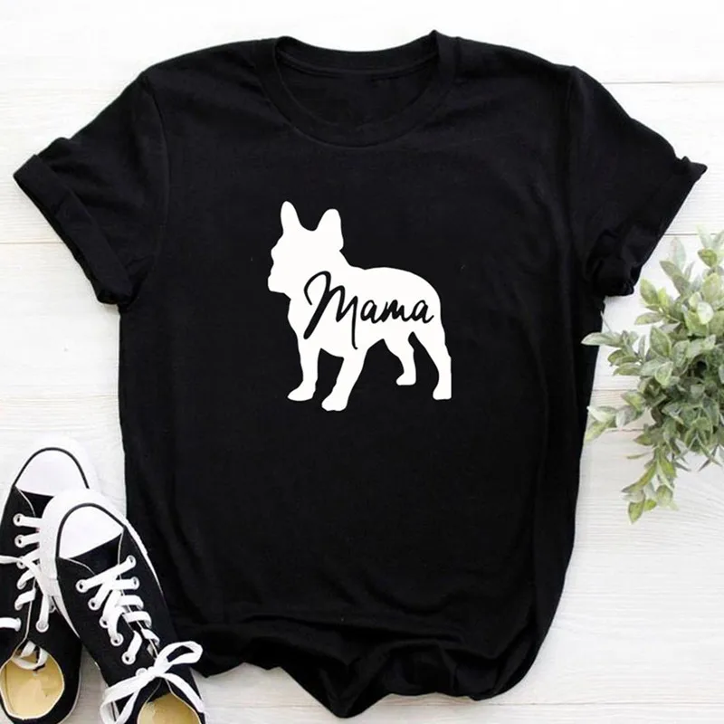 Женская футболка Харадзюку модная с забавным принтом для любимого питомца