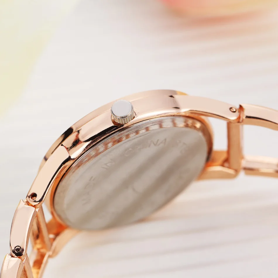 

Fashion Bracelet Watches Women Rose Gold Watches Metal Band Analog Quartz Wristwatch Ladies Watches Zegarek Damski Reloj Mujer