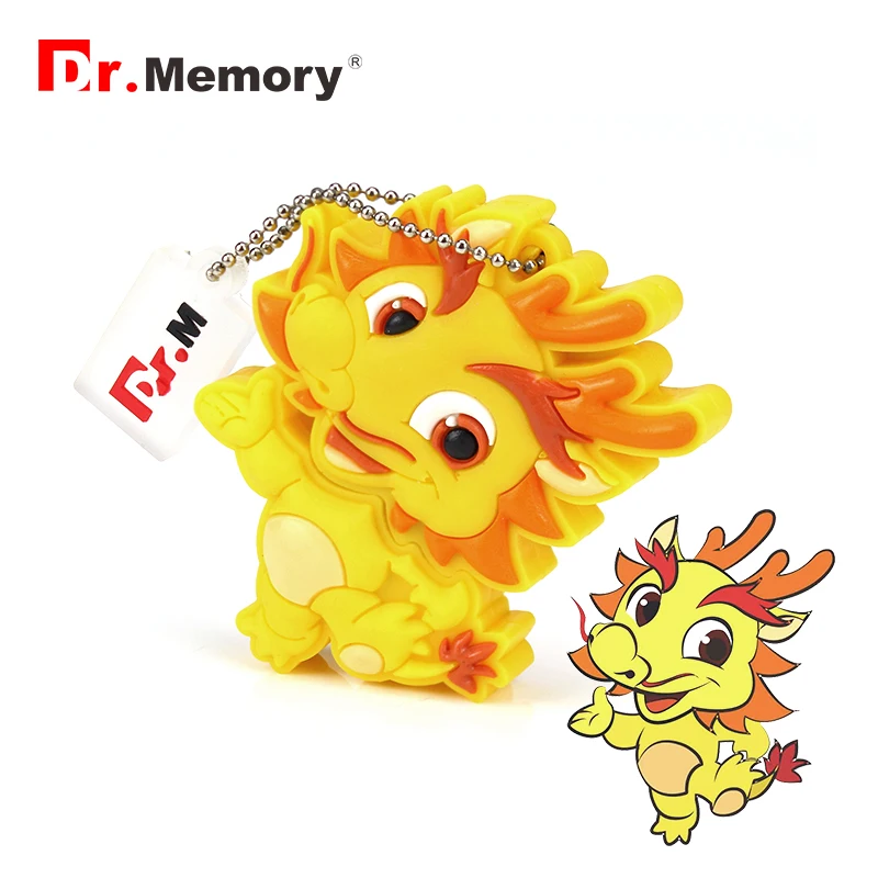 

Carton Cute Dragon USB Flash Drive 4GB 8GB 16GB 32GB 64GB 128GB Memory Card U Disk Pen Drive