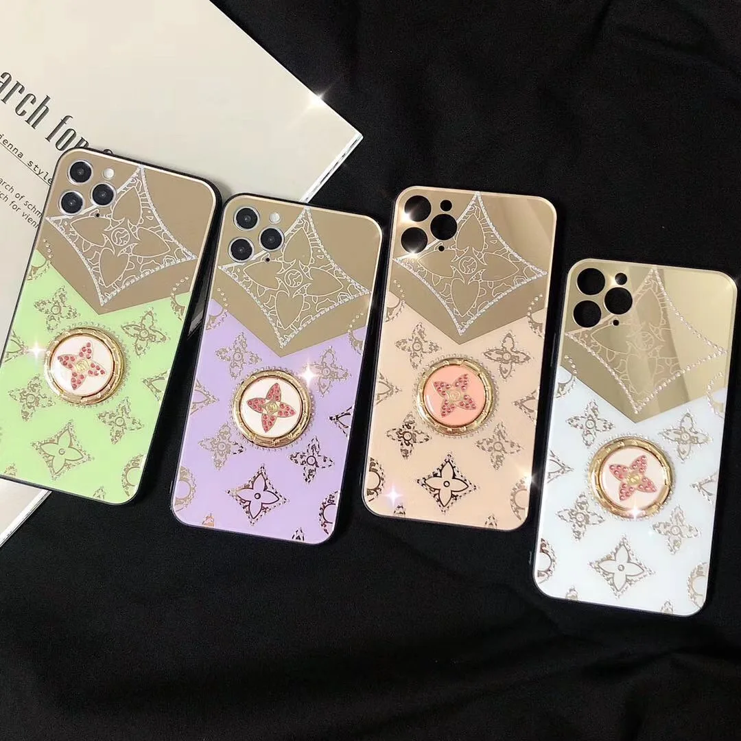 

Diamond Fashion Mirror Personalized Stand Apple Phone Case Customization For IPhone 12 11 11 Pro Max XR XS Max X 8 7P