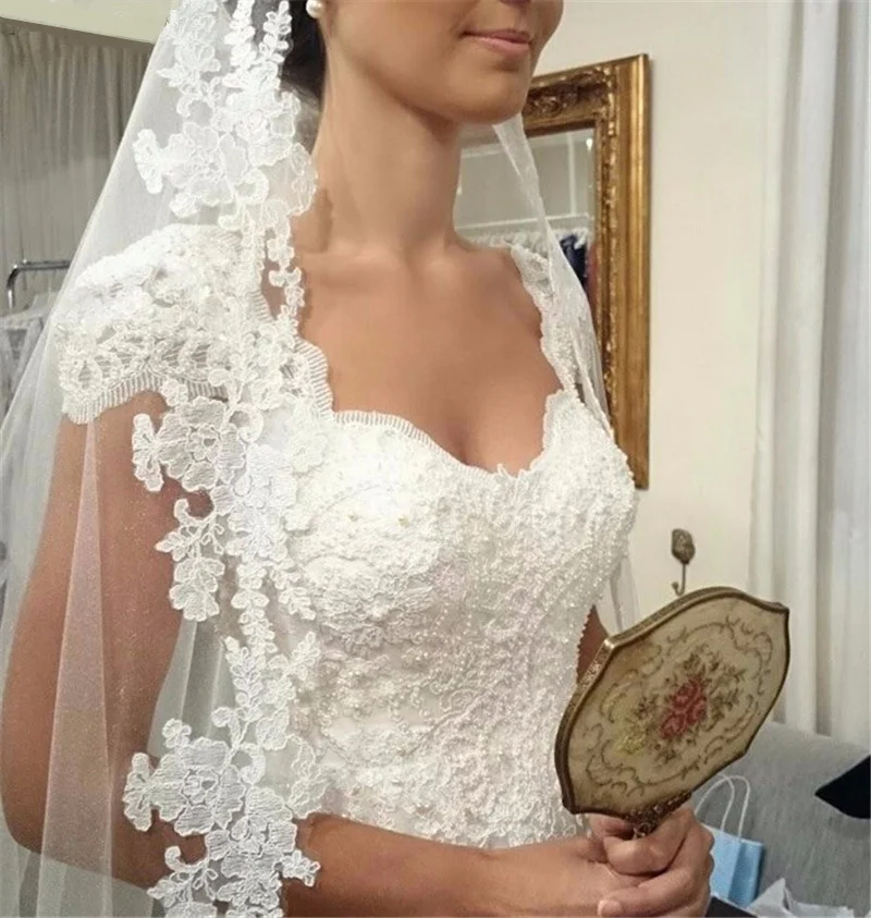 

Embriodery бальное платье из органзы и тюля с длинными рукавами и вырезом лодочкой, свадебные платья с аппликацией, свадебные платья 2020 vestido de noiva