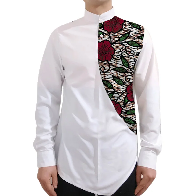 Дизайнерские топы из Анкары индивидуальная африканская одежда рубашка с длинным