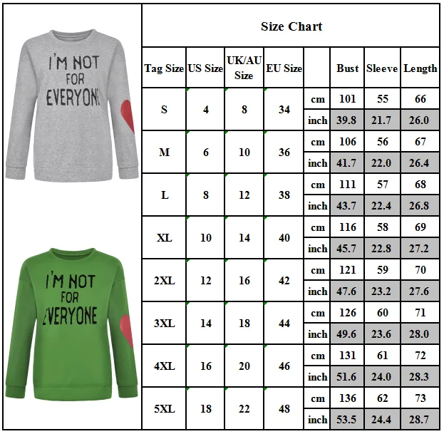 

Women Ladies Valentine's Day T-shirt Long Sleeve Sweatshirt Printed Round Neck