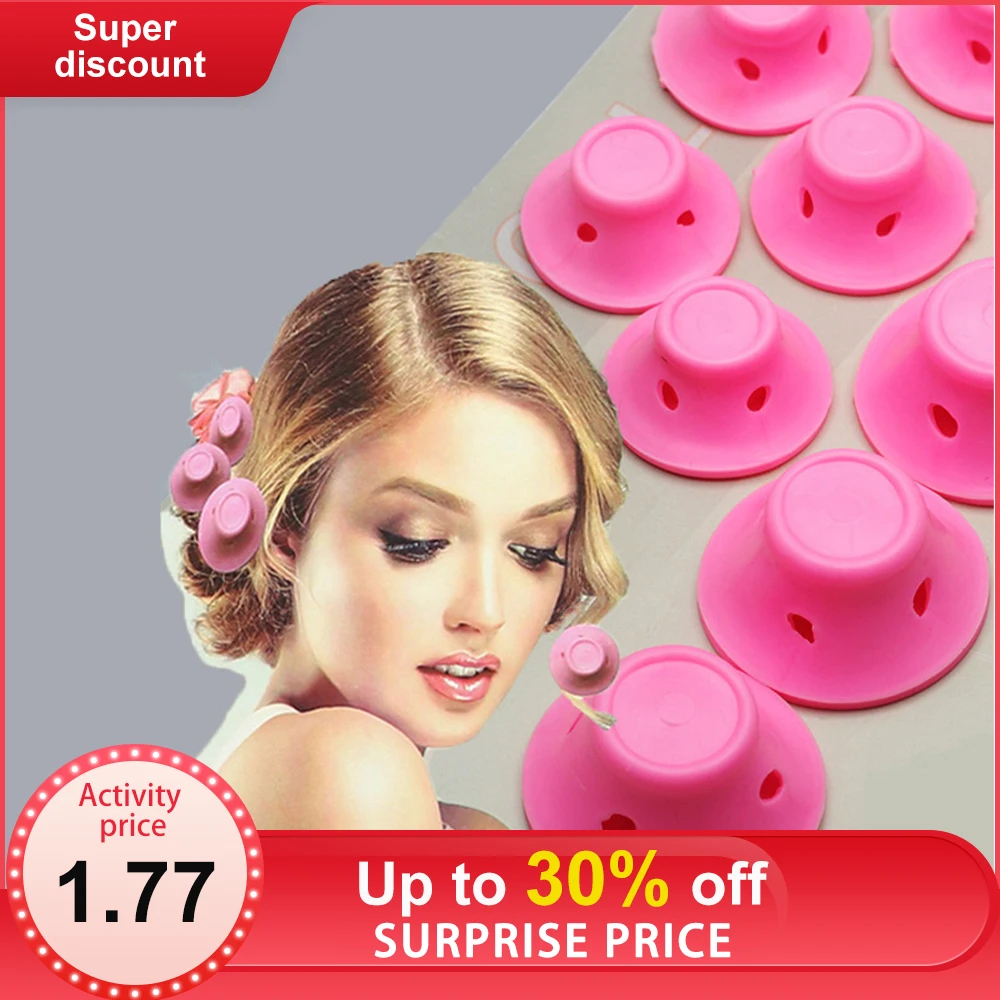 Горячие волшебные бигуди для ухода за волосами сна без тепла мягкие резиновые