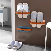 seamless wall mounted shoe rack home storage three dimensional wall slippers shelf sports shoes storage rack wall shelf