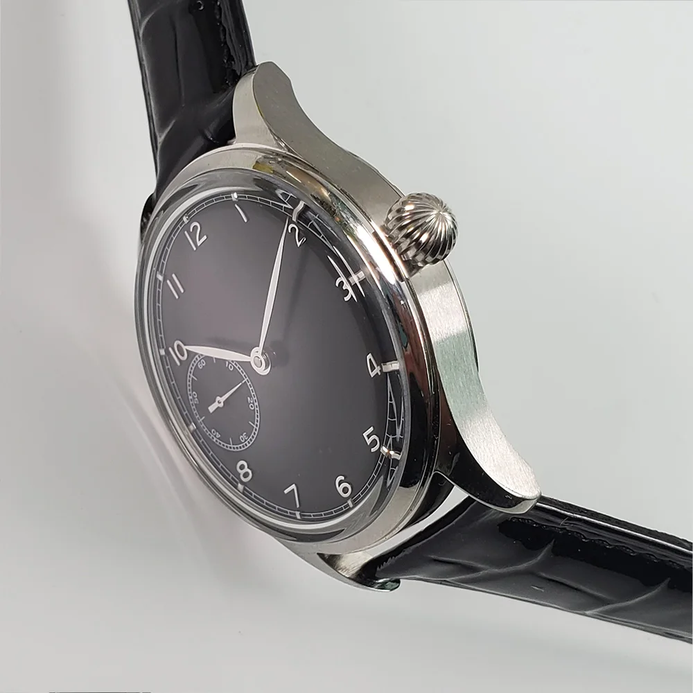 Мужские механические часы с ручным передвижением идеальная перспектива задняя