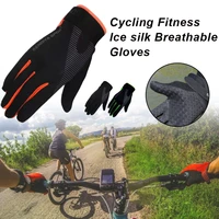quick dry bicycle gloves full finger touchscreen mtb bike gloves breathable autumn anti slip gloves for running cycling