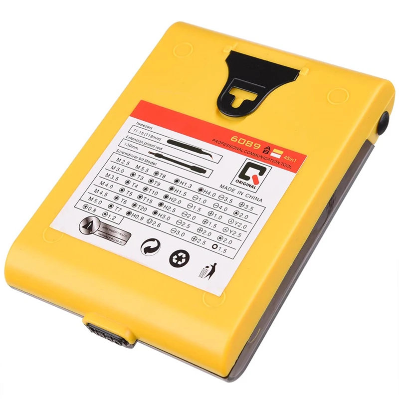 

45in1 Precision Torx Screw Driver Tweezers Mobile Kit Cell Phone Repair Tool Set knife parts