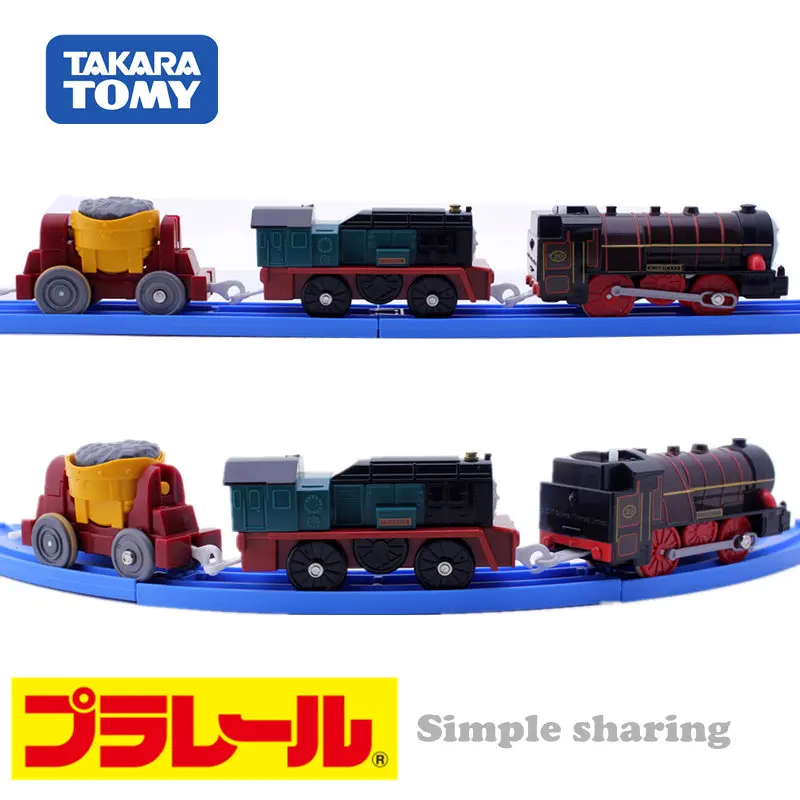Takara Tomy Tomica Plarail TS-22 Hurricane поезд Френки игрушечный набор популярный автомобиль