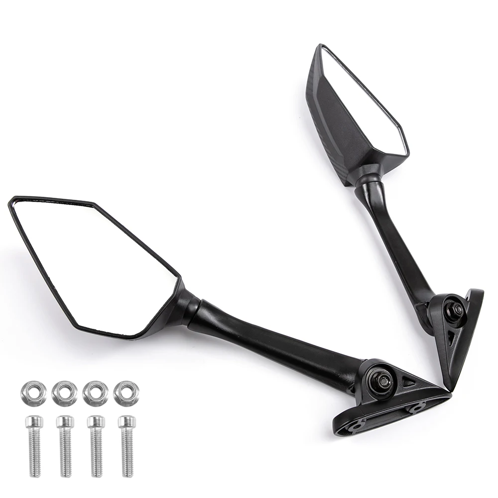 Складные боковые зеркала для мотоцикла заднего вида слепых зон крышка Yamaha YZF R3 R25