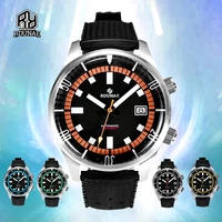 retangula rdunae watch nh35 automatic mechanical wristwatches super luminous sapphire men watches 2020 luxury watches diver 200m