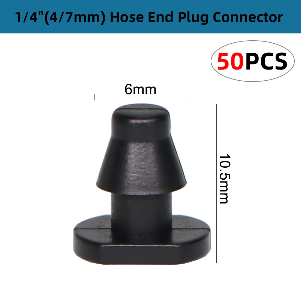 

Пластиковые концевые заглушки для полива 4/7 мм