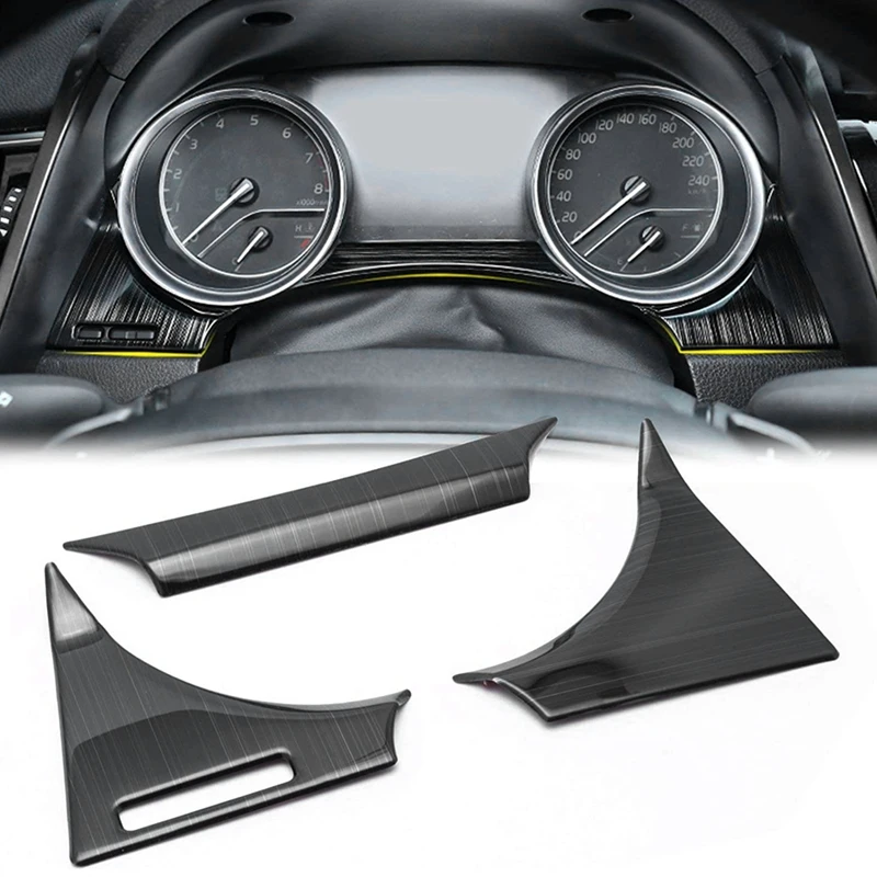 

Car Dashboard Decorative Cover Stainless Steel Material Styling Accessories for Toyota Camry 2018 8Th