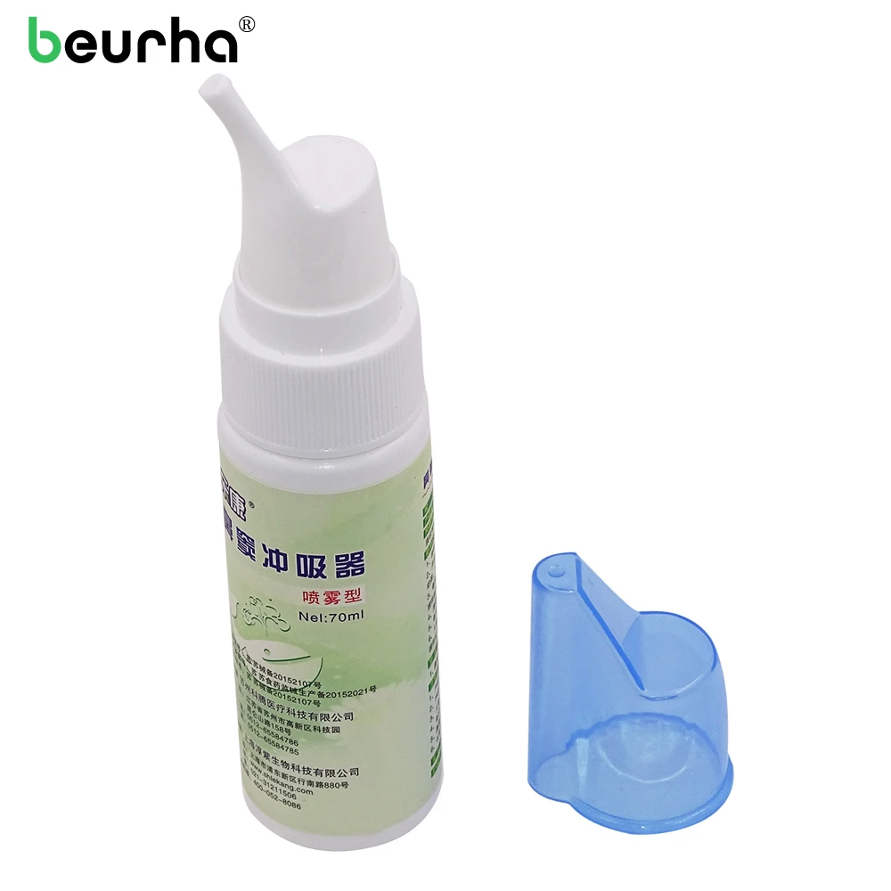 70ML Medical Nose Wash Empty Bottle Nasal Washer Brine Irrigator Cleaning Irrigation Anti Allergic Sterilization for Adult Child
