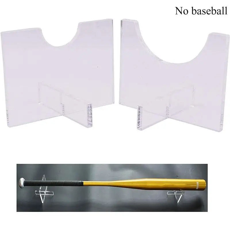 

Clear Baseball Bat Display Holder Mount Rack Stand Desk Top Tabletop Bat Display Holder Acrylic Clear Stand
