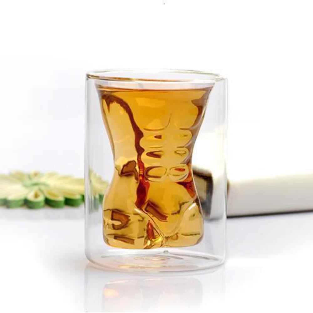 1 шт. с украшением в виде кристаллов мышцы пивные бокалы Стекло роза цветок лилии