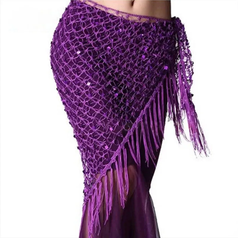 

New Style Belly Dance Costumes Sequins Belly Dance Hip Scarf For Women Belly Dancing Belts