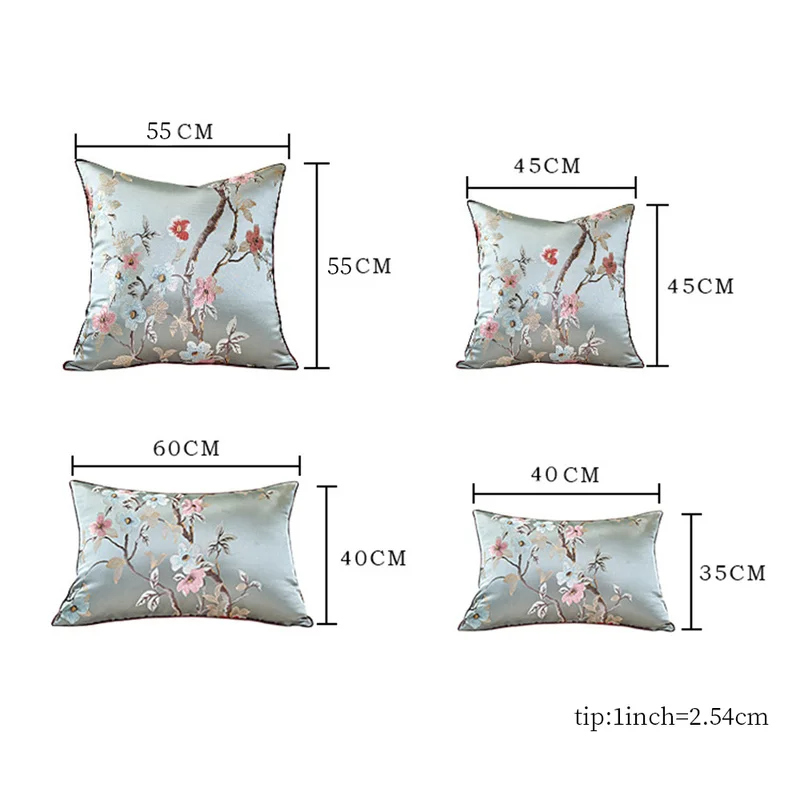 Жаккардовая наволочка для дивана декоративная гостиной роскошный Винтажный
