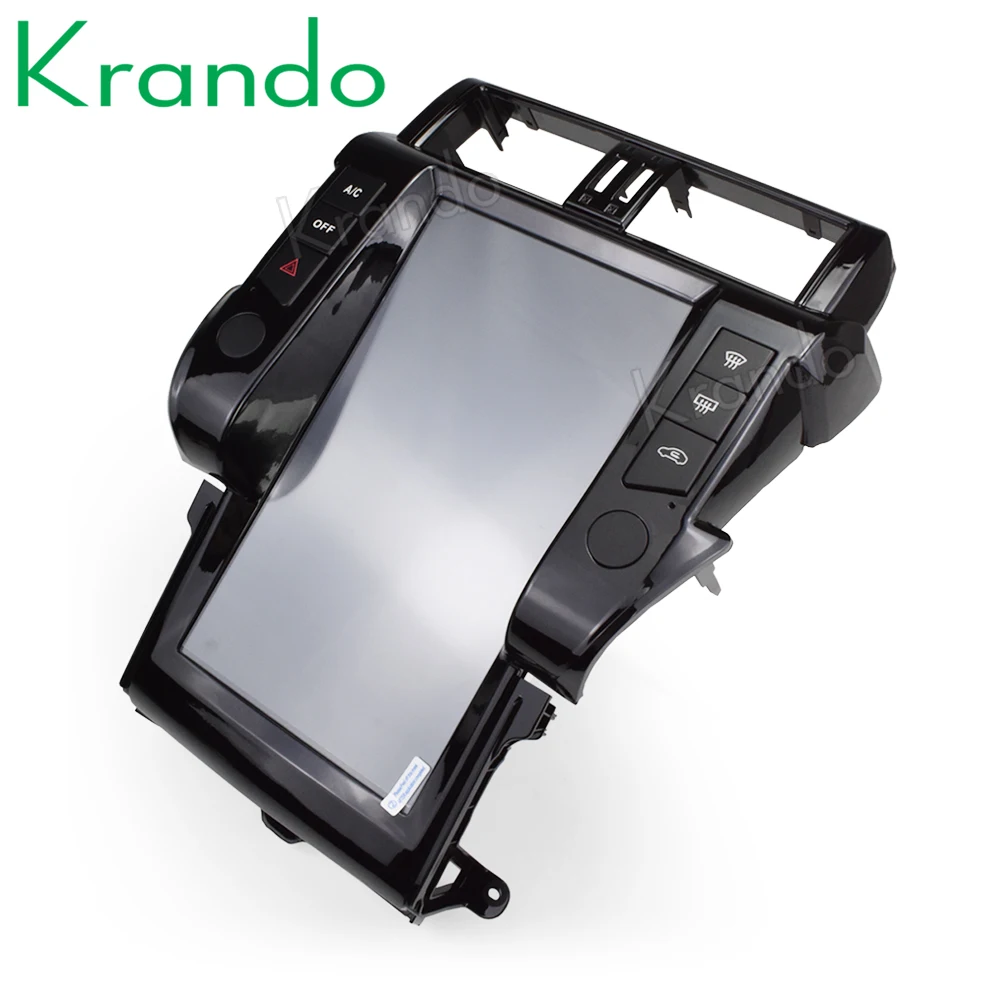 Krando Android 8,1 13," вертикальный экран Автомобильный Радио плеер gps для Toyota Prado 150 2010-2013 gps навигация Мультимедийная система