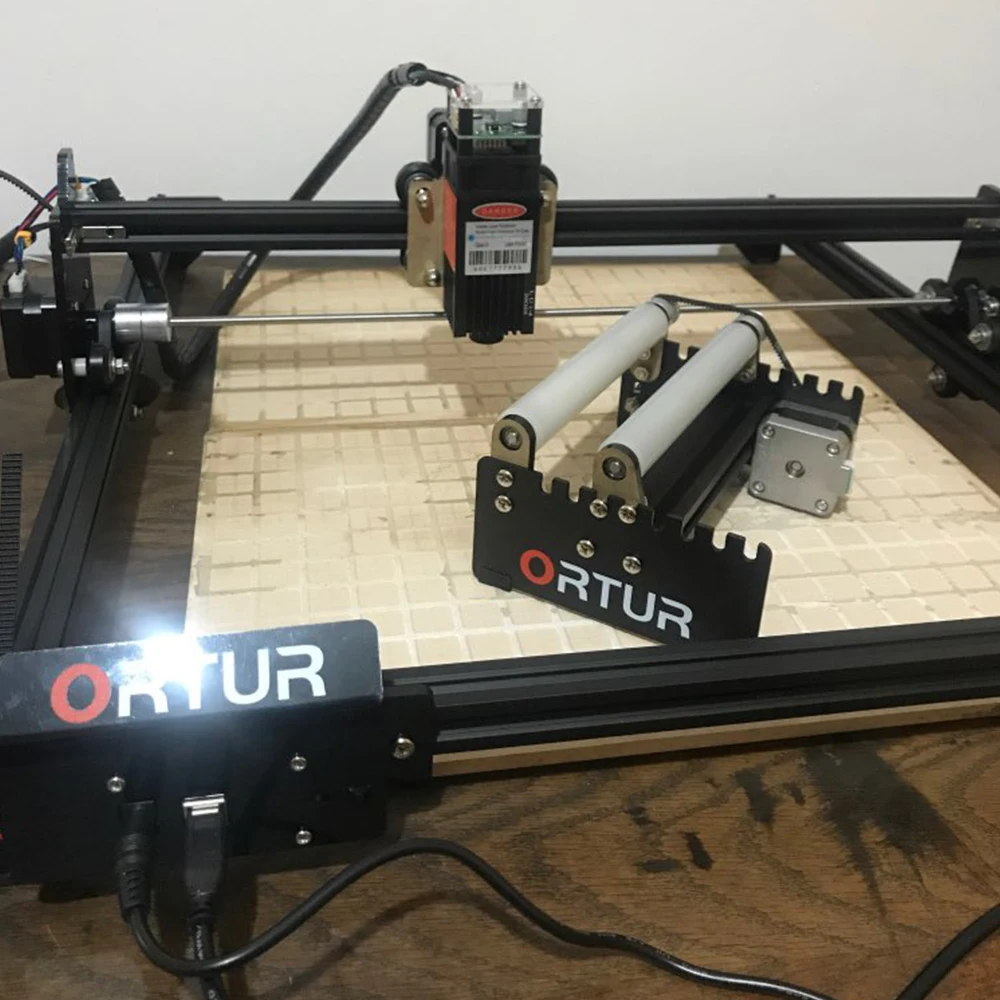 DIY 7W 15W 20W OLM-2 with Ortur Y Axis YRR Rotate Engraving Module for Column Cylinder Engraving Logo Marking Engraving Machine