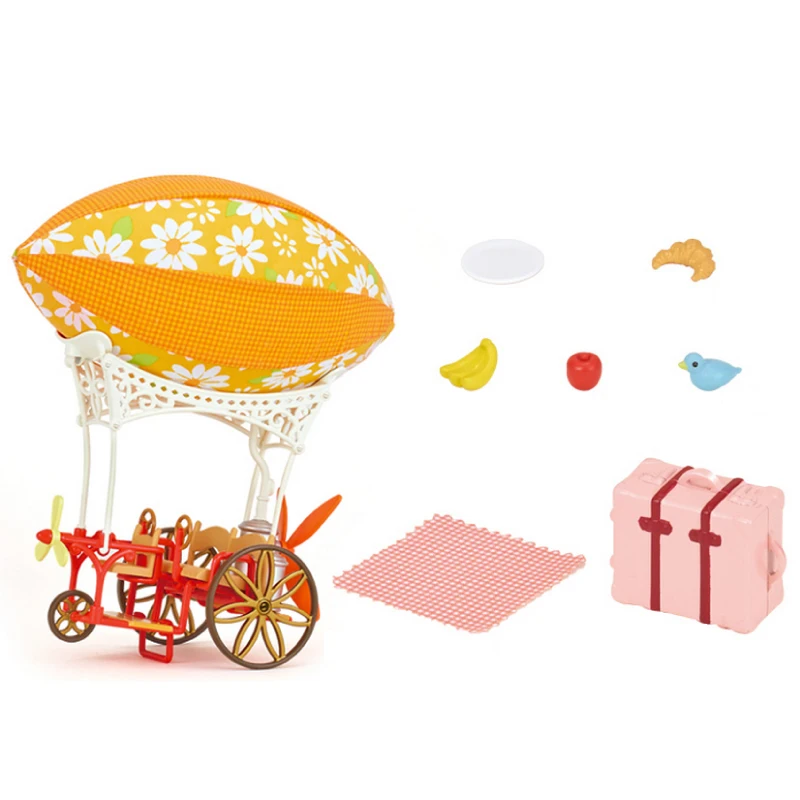 Аксессуары для кукольного домика Sylvanian Families Sky Adventure Airship без цифр подарок девочки