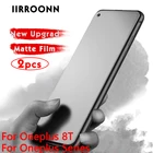 2 шт.лот, матовое закаленное стекло для Oneplus 8T 7T 6 5, Защита экрана для Oneplus 8T Oneplus 6T, стекло Oneplus 5T (4 вида стилей)
