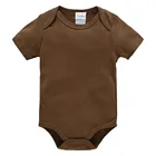 Боди хлопковое с коротким рукавом для новорожденных 3-12 месяцев
