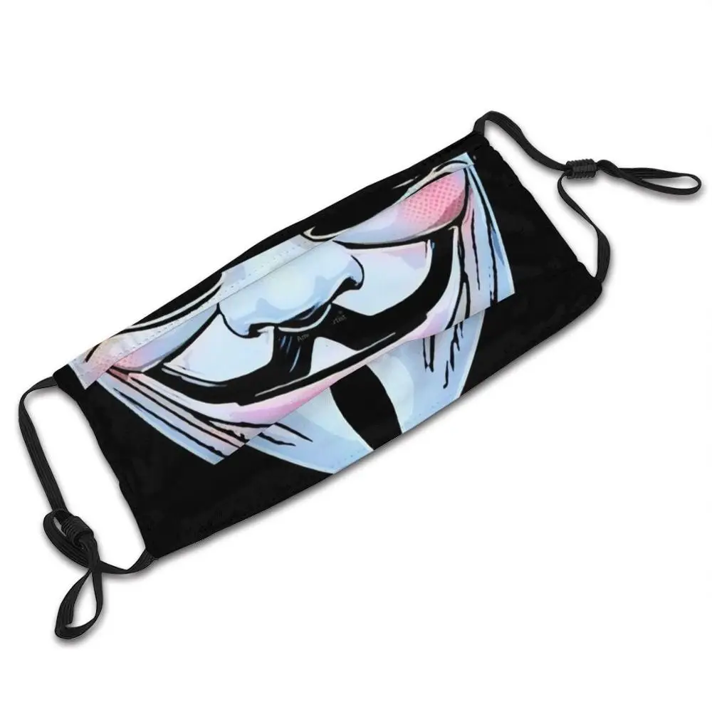 V для Vendetta Маска многоразовая маска рта фильтр крутые смешные маски Джейсон