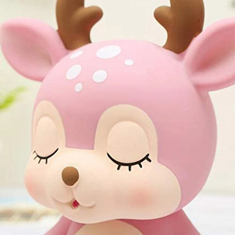 Детская копилка с милым оленем розовая коробка для конфет лучший подарок детей