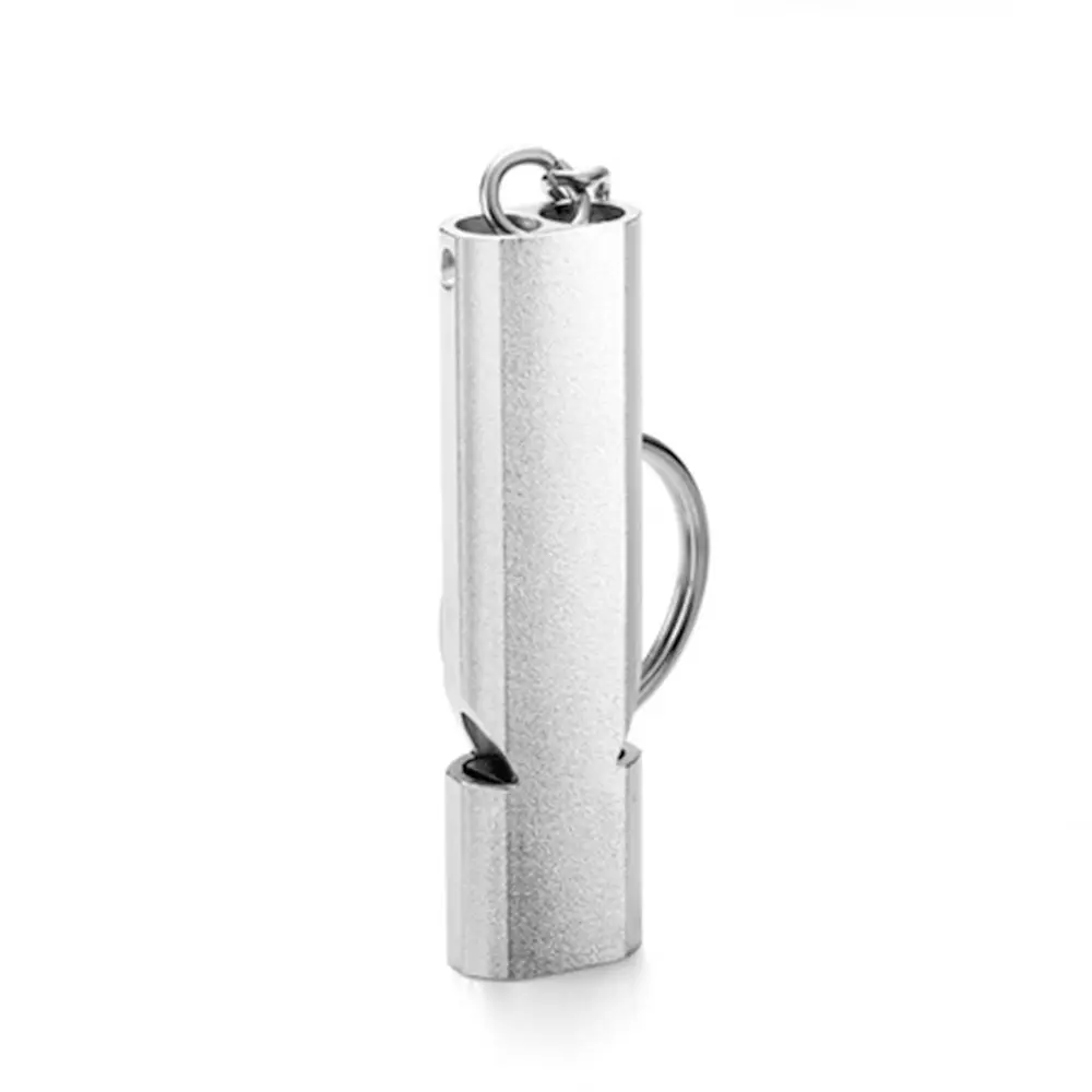 

Emergency Survival Whistle Keychain Aluminum Alloy Outdoor Camping Hiking Accessory Tools