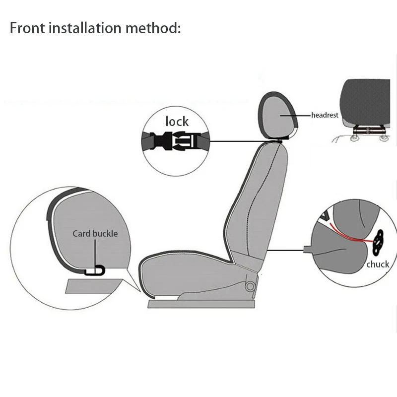 Накидка на автомобильное сиденье 2 шт./накидка передних или 1 задних сиденья