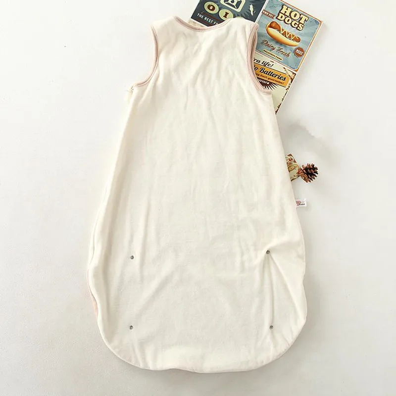 Спальный мешок без рукавов 85*55 см хлопковый спальный для малышей детский От 0 до 3