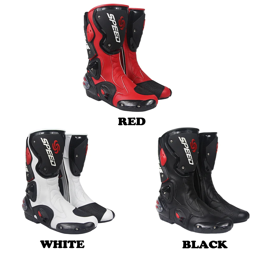 Мотоциклетные ботинки водонепроницаемые защитные сапоги для активных осей езды