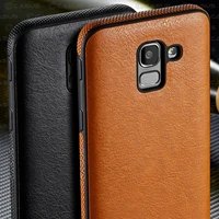for samsung galaxy a8 2018 case luxury vintage leather case cover for galaxy a8 plus shockproof case for samsung galaxy a9 2018