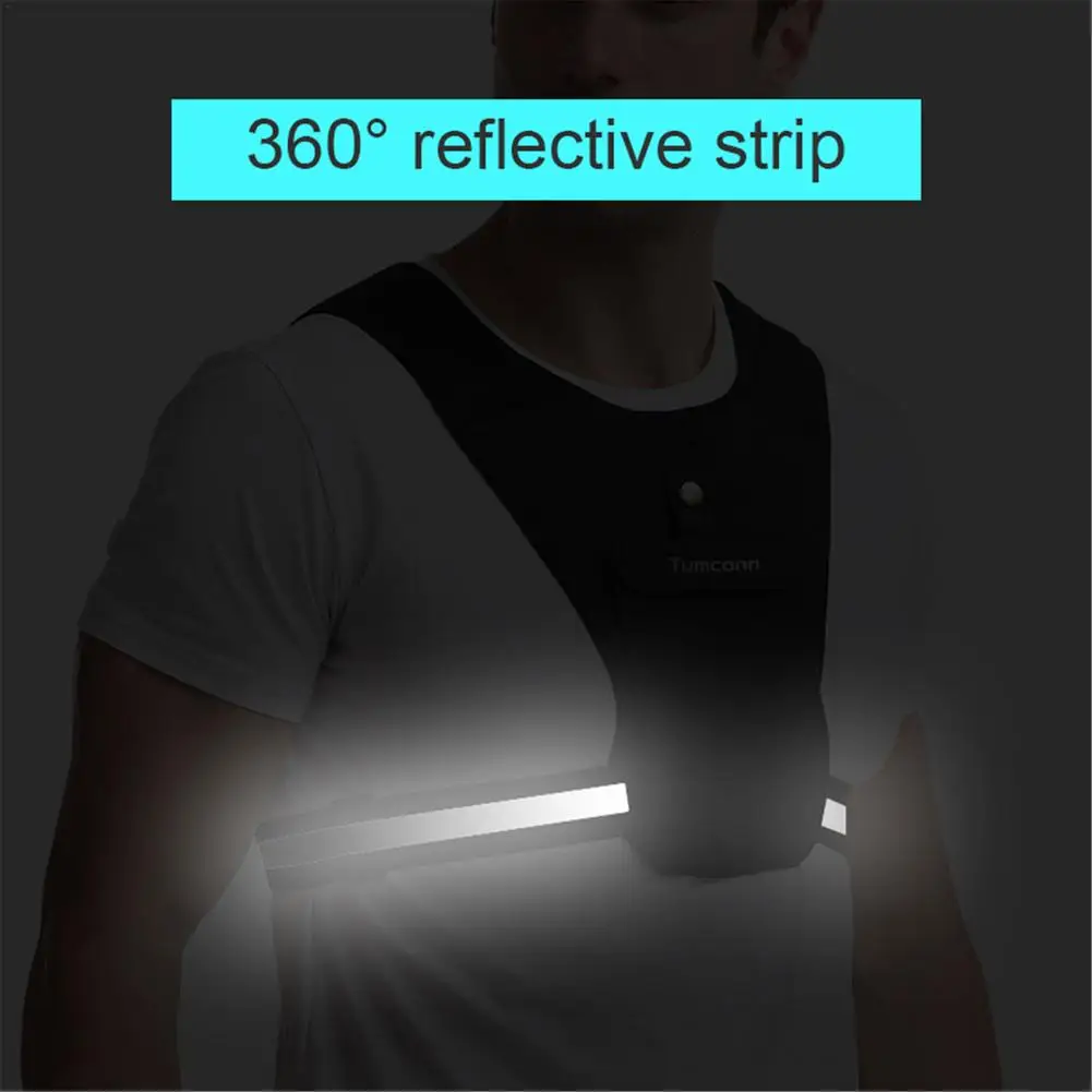 

Running Vest Backpack Large-Capacity Reflective Sports Waist Portable Bag An Add Water Bag Fishing Vest Pack