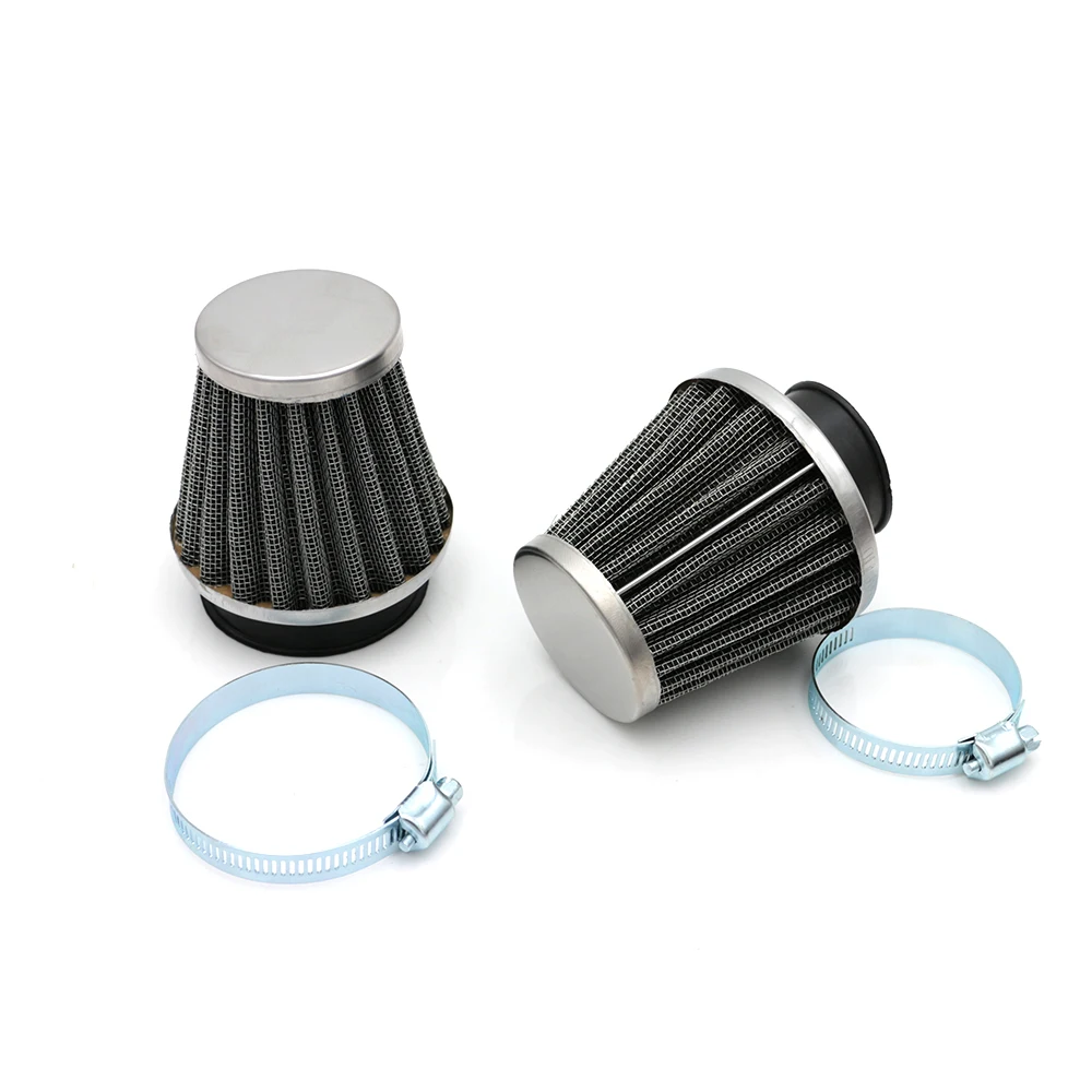 

New Motorcycle Air Filter 35mm 38mm 42mm 48mm 50mm Universal Fit For 50cc 110cc 125cc 140cc Motorcycle ATV Scooter Pit Dirt Bike