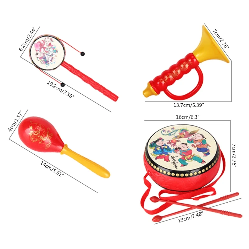 

Детский пластиковый барабан для ролевых игр, многофункциональные аксессуары, развивающая музыкальная обучающая игрушка, отличный подарок