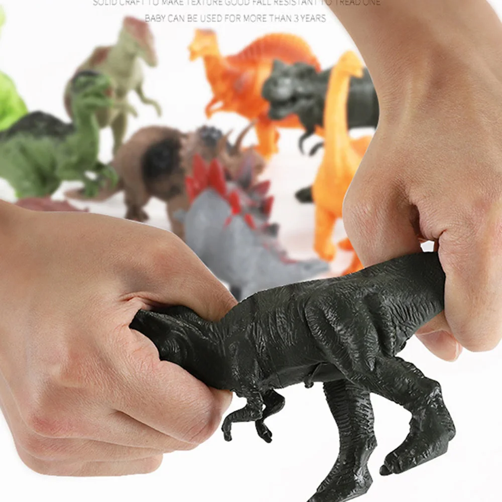 

44pcs Simulation Large Dinosaur Model Small Animal Dinosaur Egg Tyrannosaurus Boy Child Toys (Random Pattern)